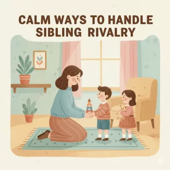 Handle Sibling Rivalry Calmly: Scripts, Routines, Repair